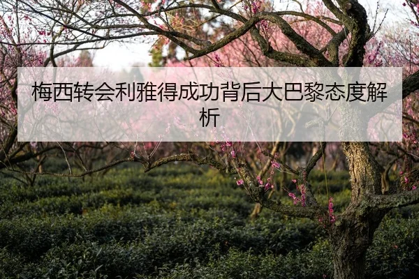 梅西转会利雅得成功背后大巴黎态度解析